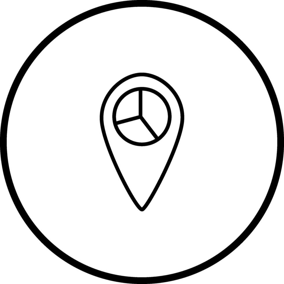 Location Statistics Vector Icon