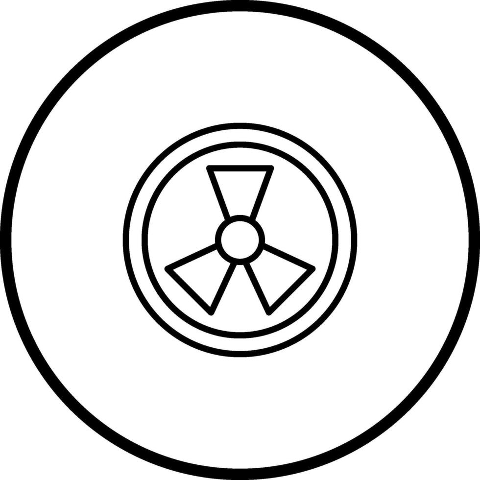 Radiation Vector Icon