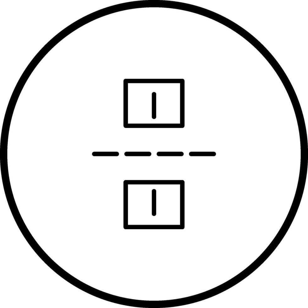 Linked Road Vector Icon