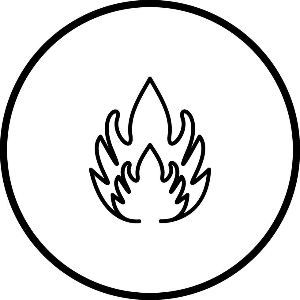 Flammable Material Vector Icon