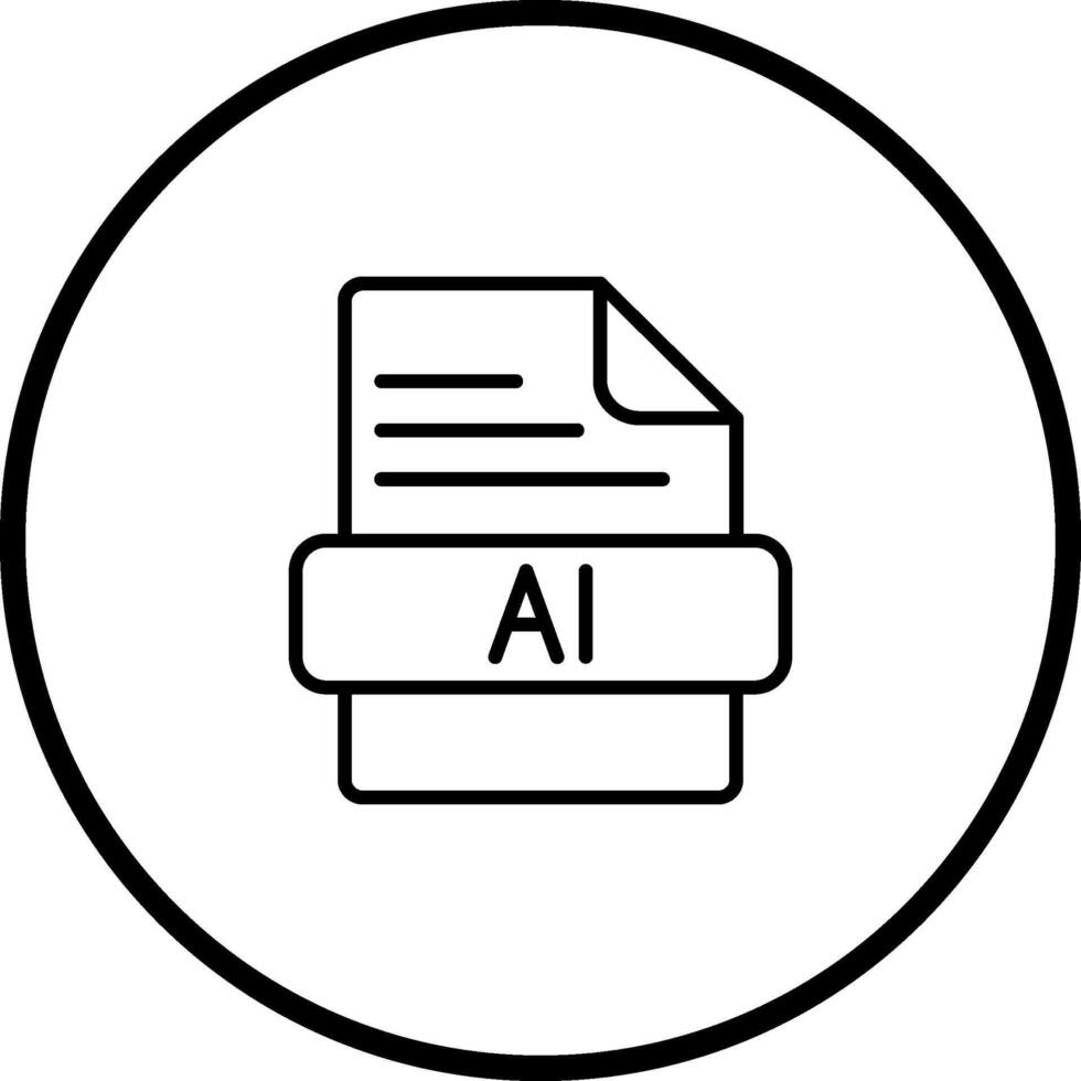 icono de vector de ai