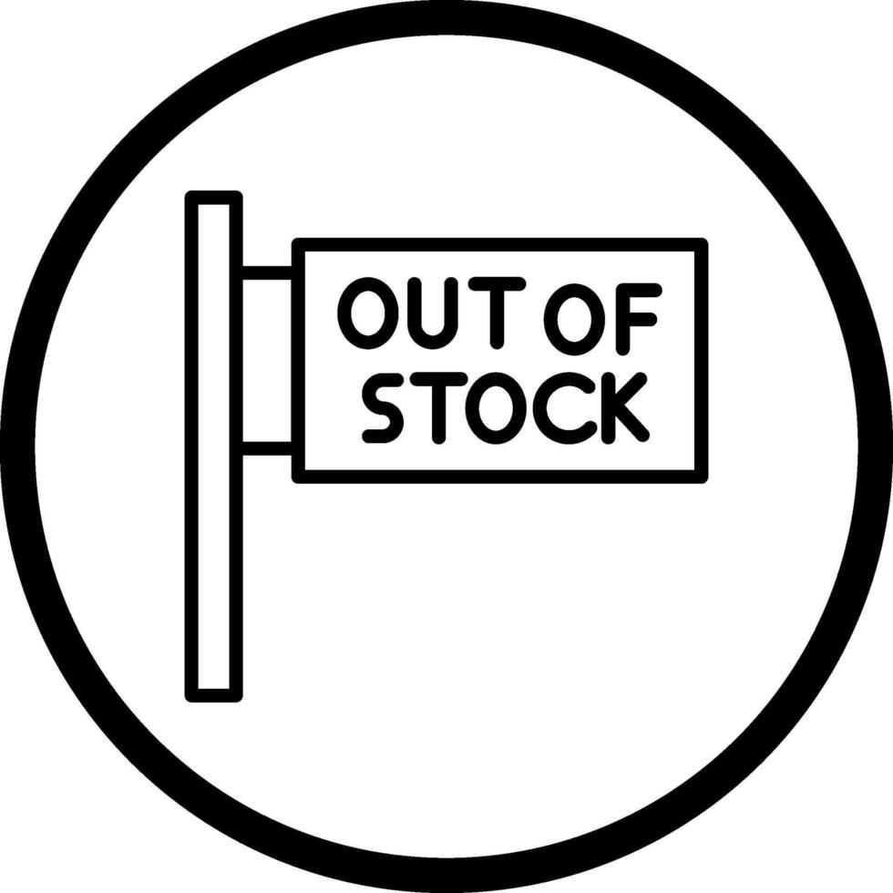 Out of Stock Vector Icon