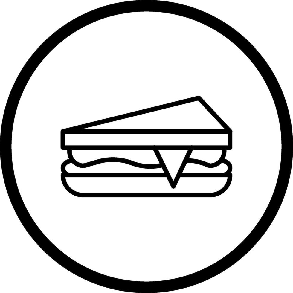 Sandwich Vector Icon