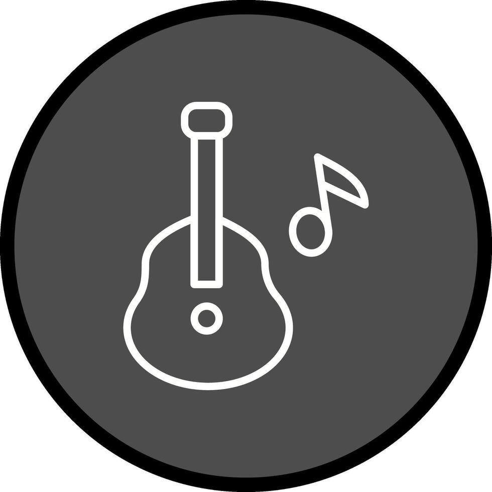 icono de vector de guitarra