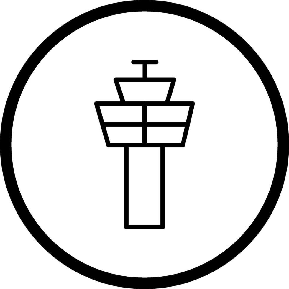 Control Tower Vector Icon