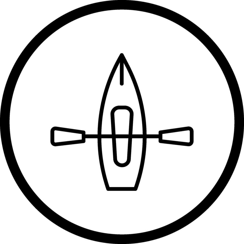 Kayak Vector Icon