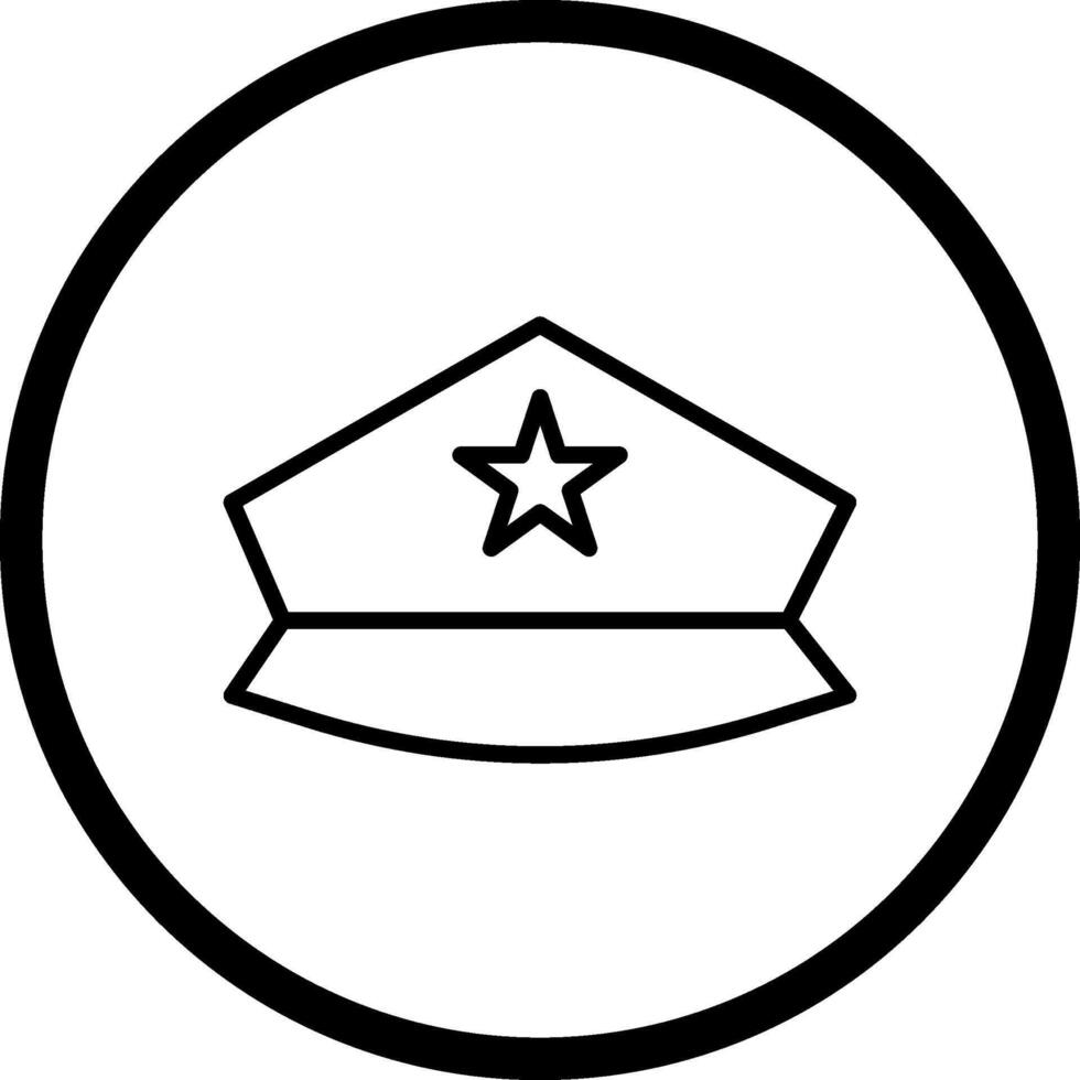 Police Hat Vector Icon
