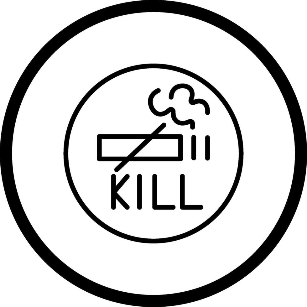 Smoking Kills Vector Icon