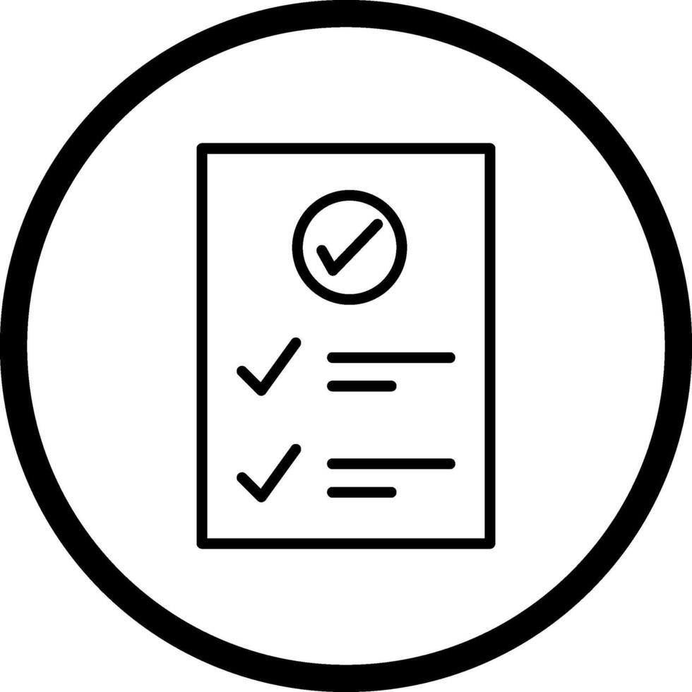 Check Up List Vector Icon