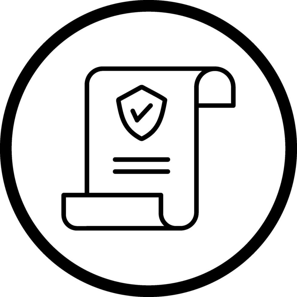 Insurance Policy Vector Icon