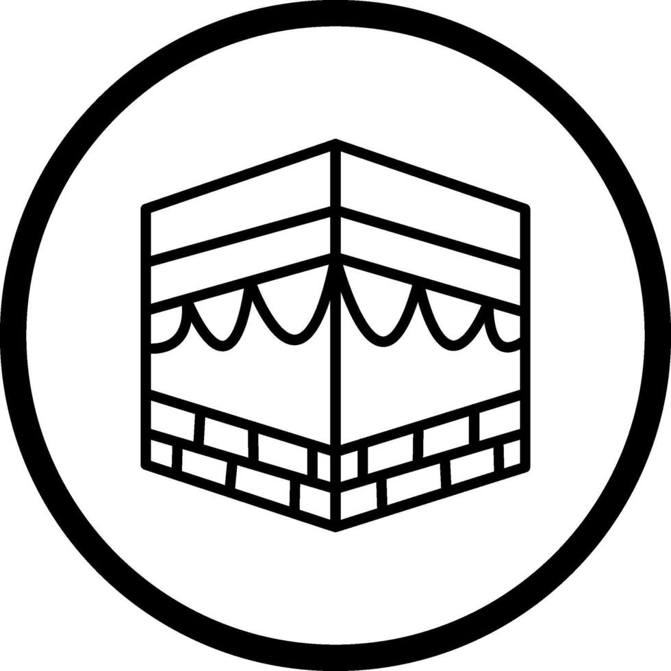 icono de vector de khana kaba