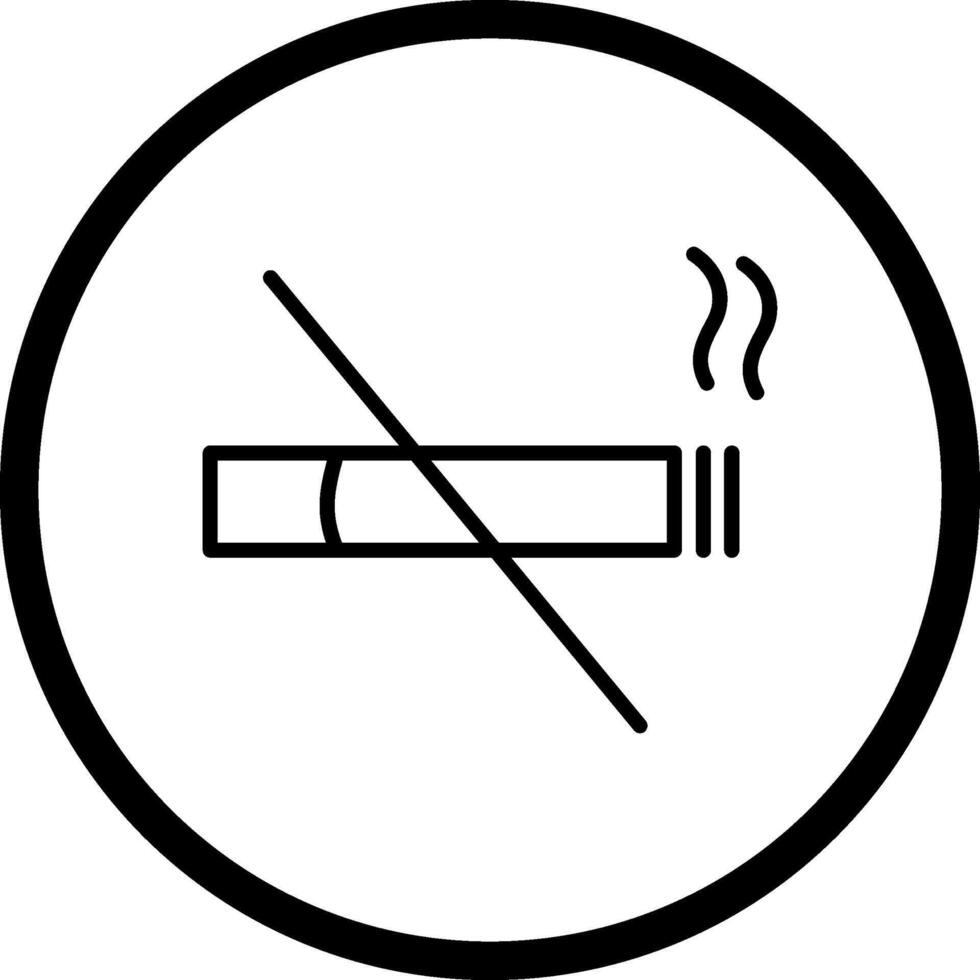 No Smoking Vector Icon