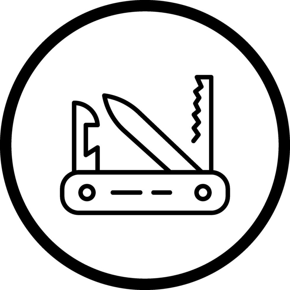 Swiss Army Knife Vector Icon