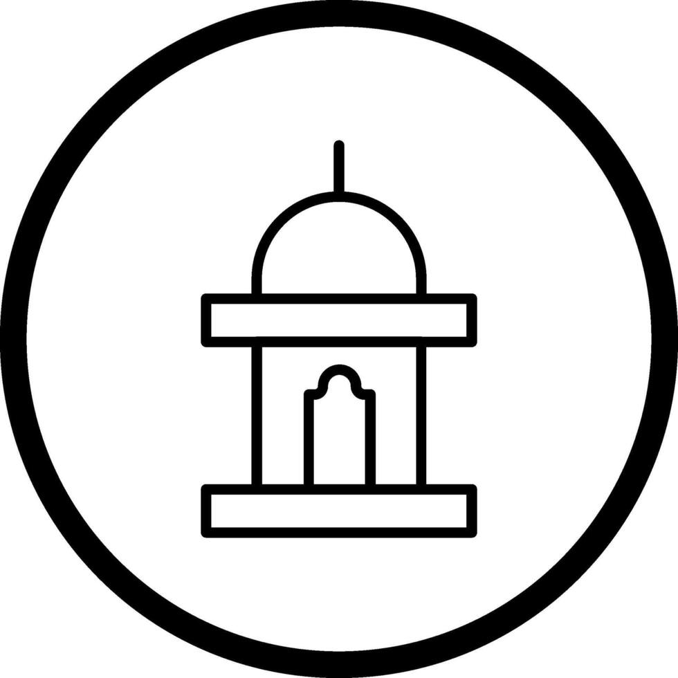 Mimbar Vector Icon