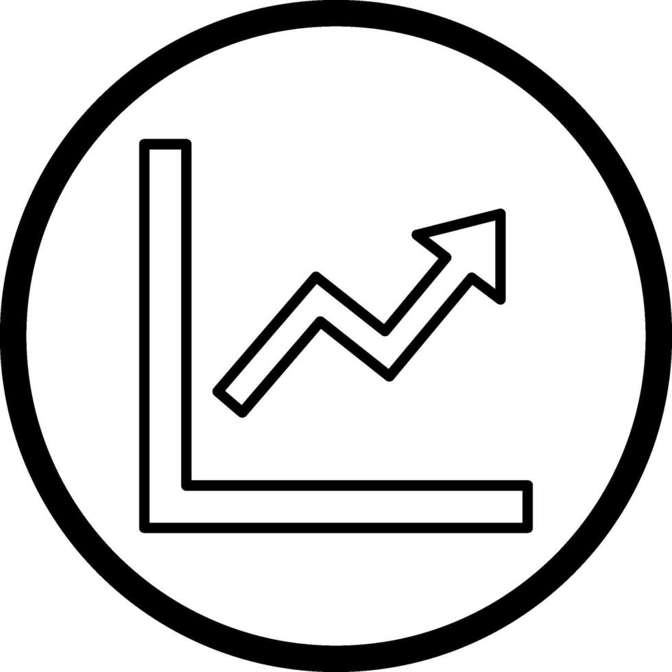 Graph Up Vector Icon