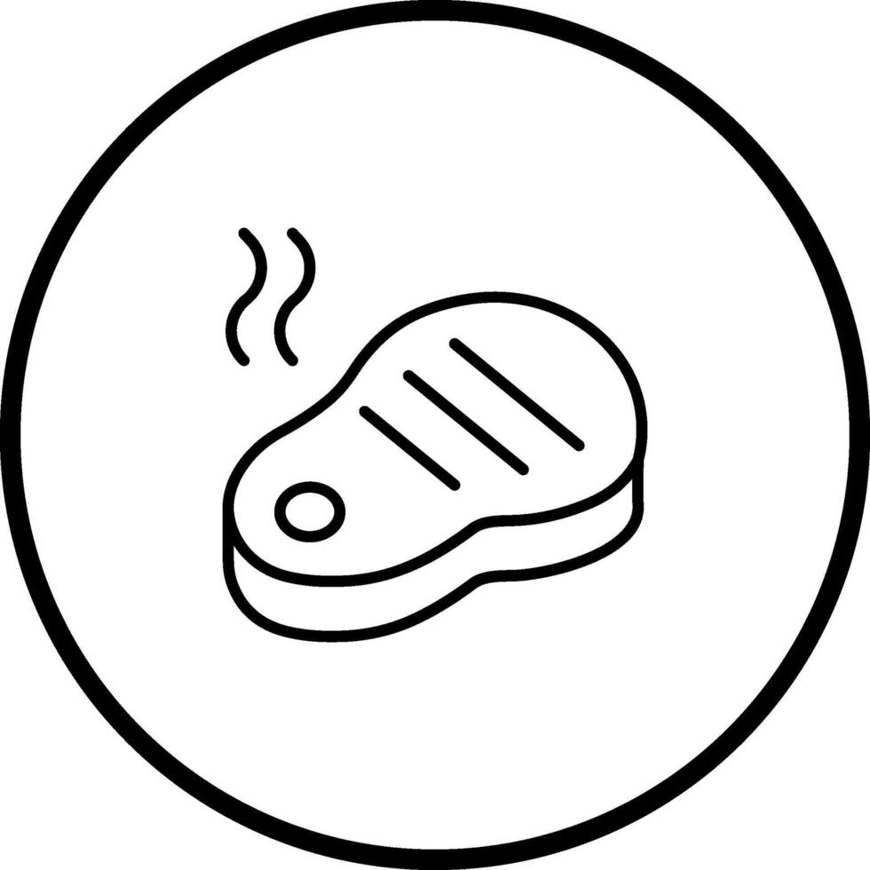 Steak Vector Icon