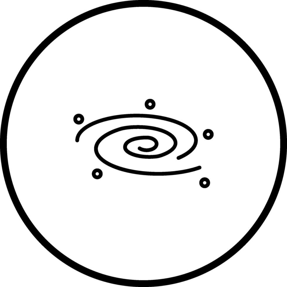 Black Hole Vector Icon