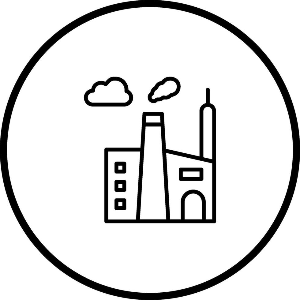 icono de vector de industria