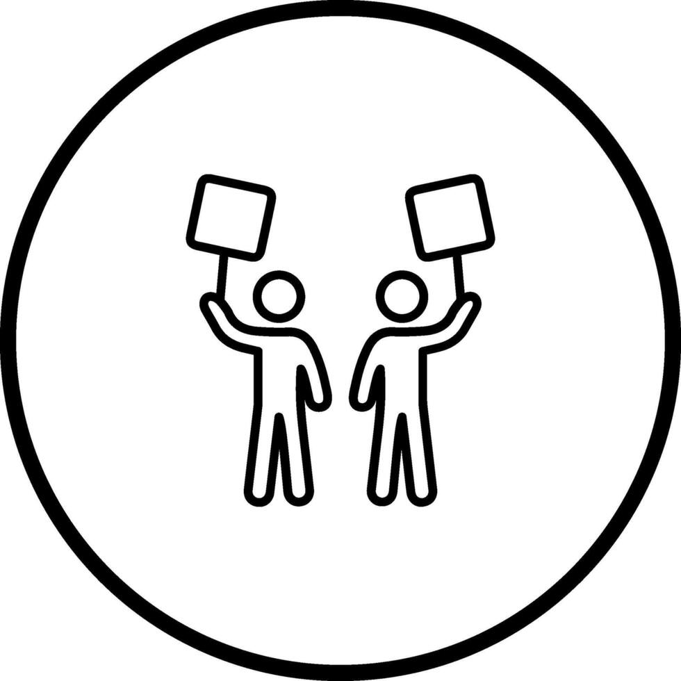 Demonstrator Vector Icon