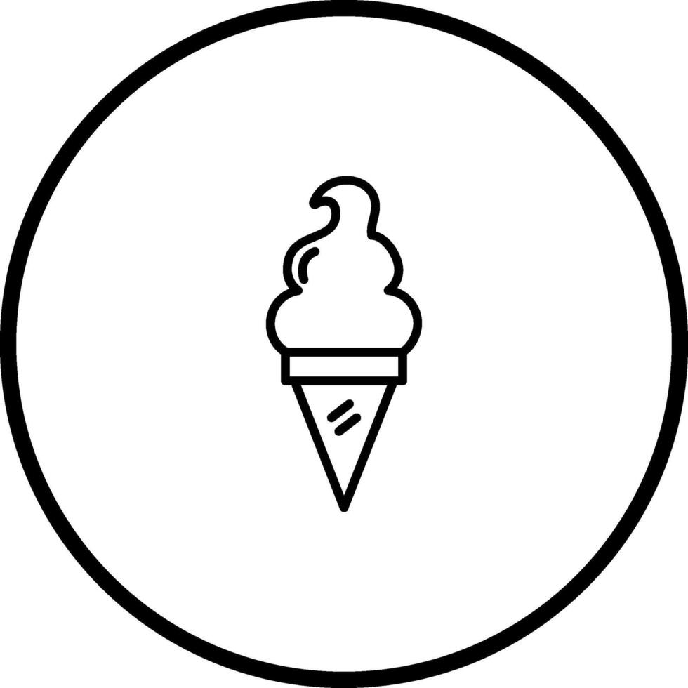 icono de vector de helado