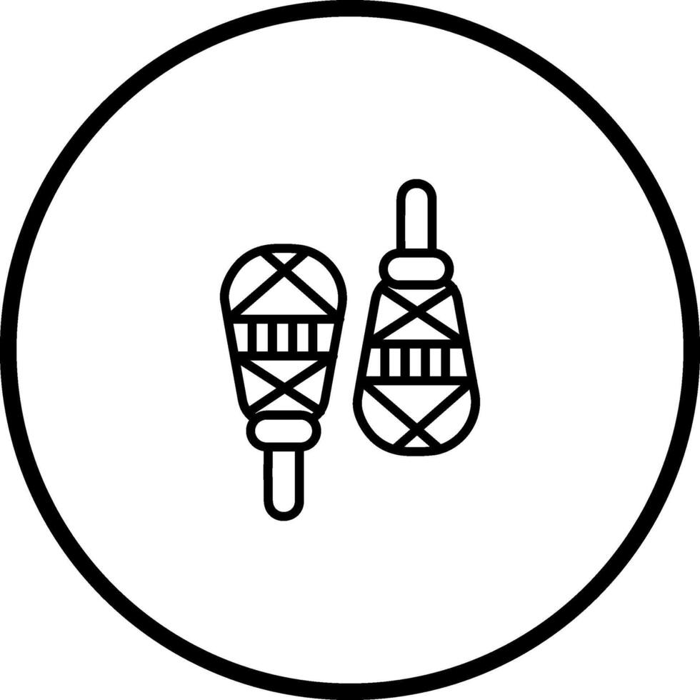 Snowshoes Vector Icon