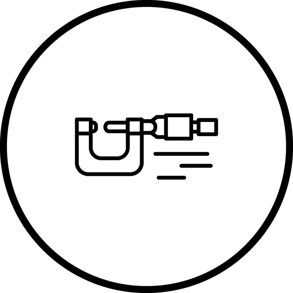 Micrometer Vector Icon