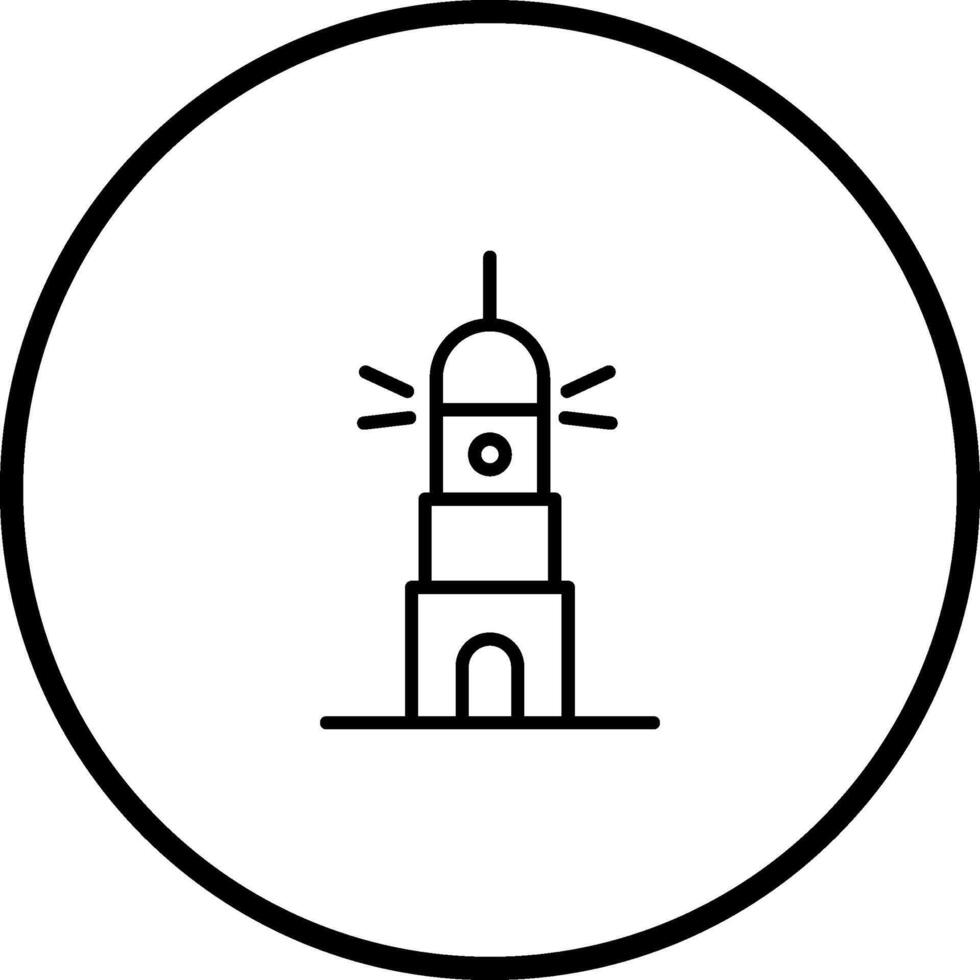 icono de vector de faro