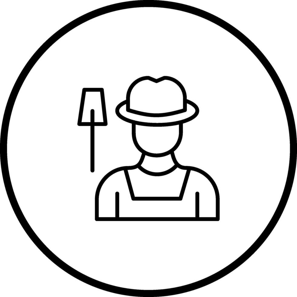 Farmer Vector Icon