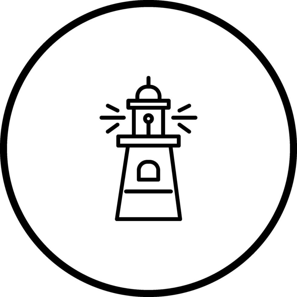 icono de vector de faro