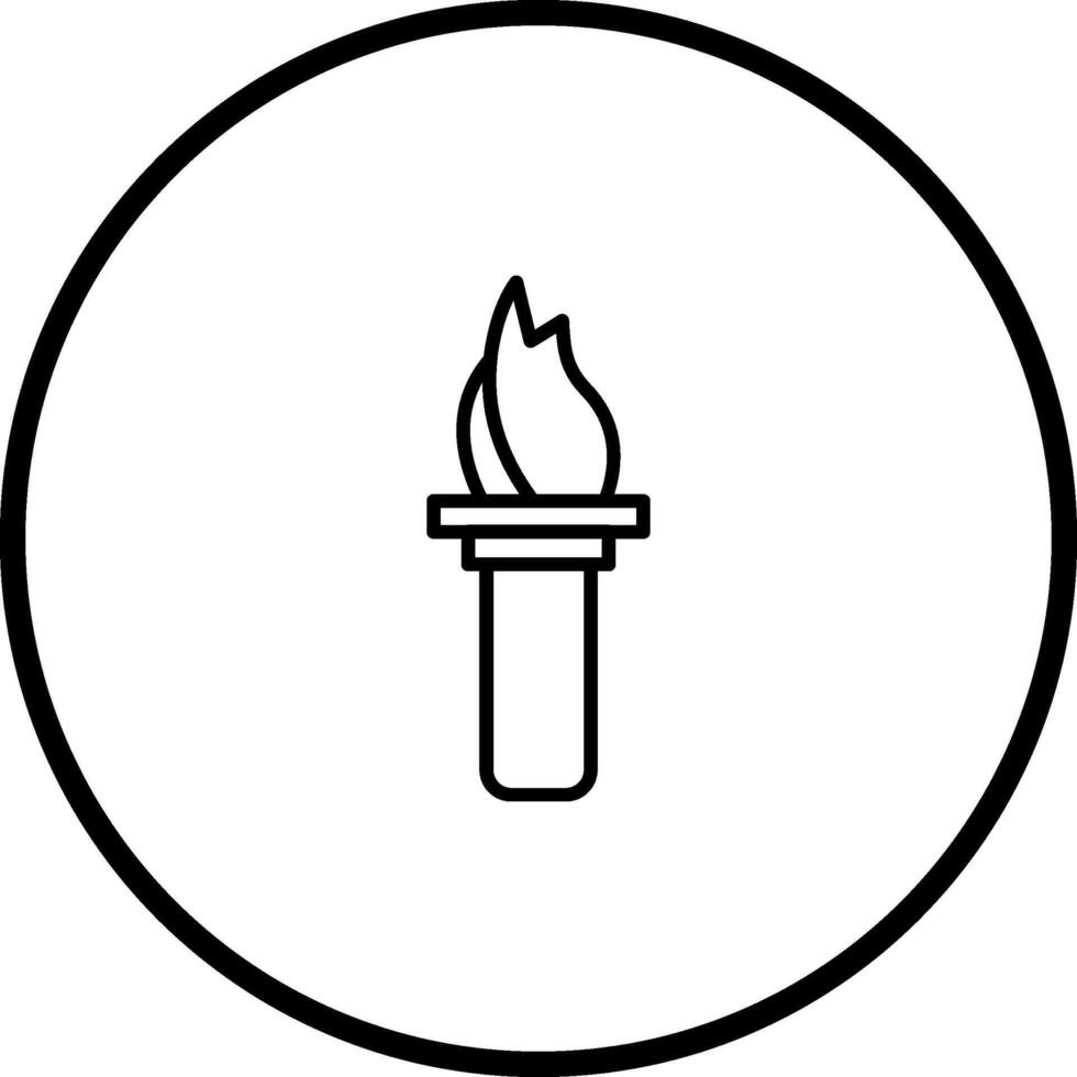 Torch Vector Icon
