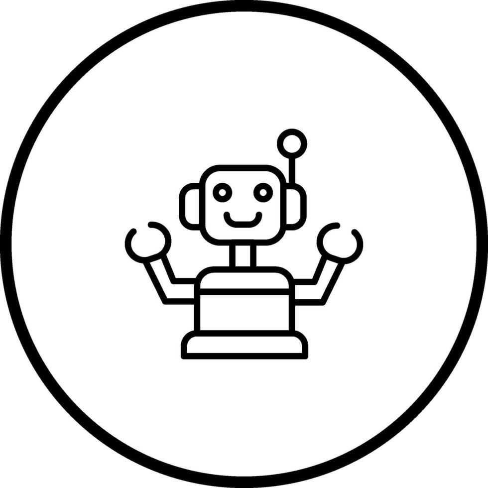 Industrial Robot III Vector Icon