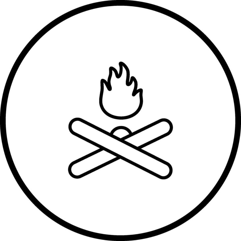 Bonfire Vector Icon