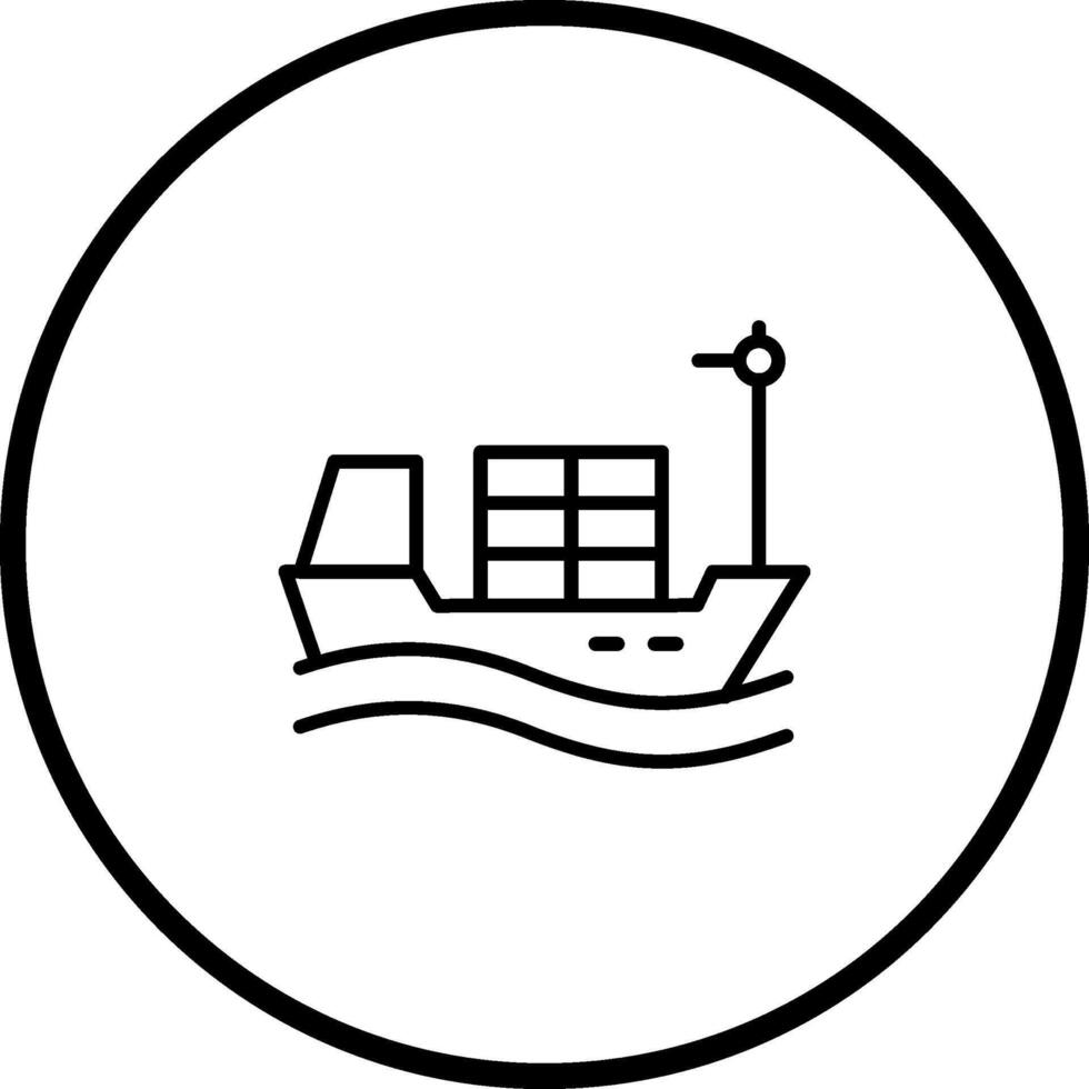 Cargo Ship I Vector Icon