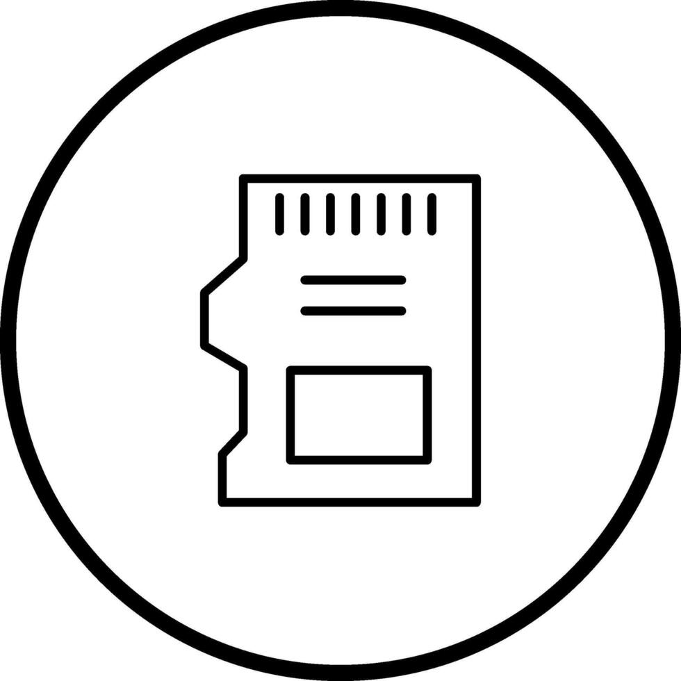 SD Card Vector Icon