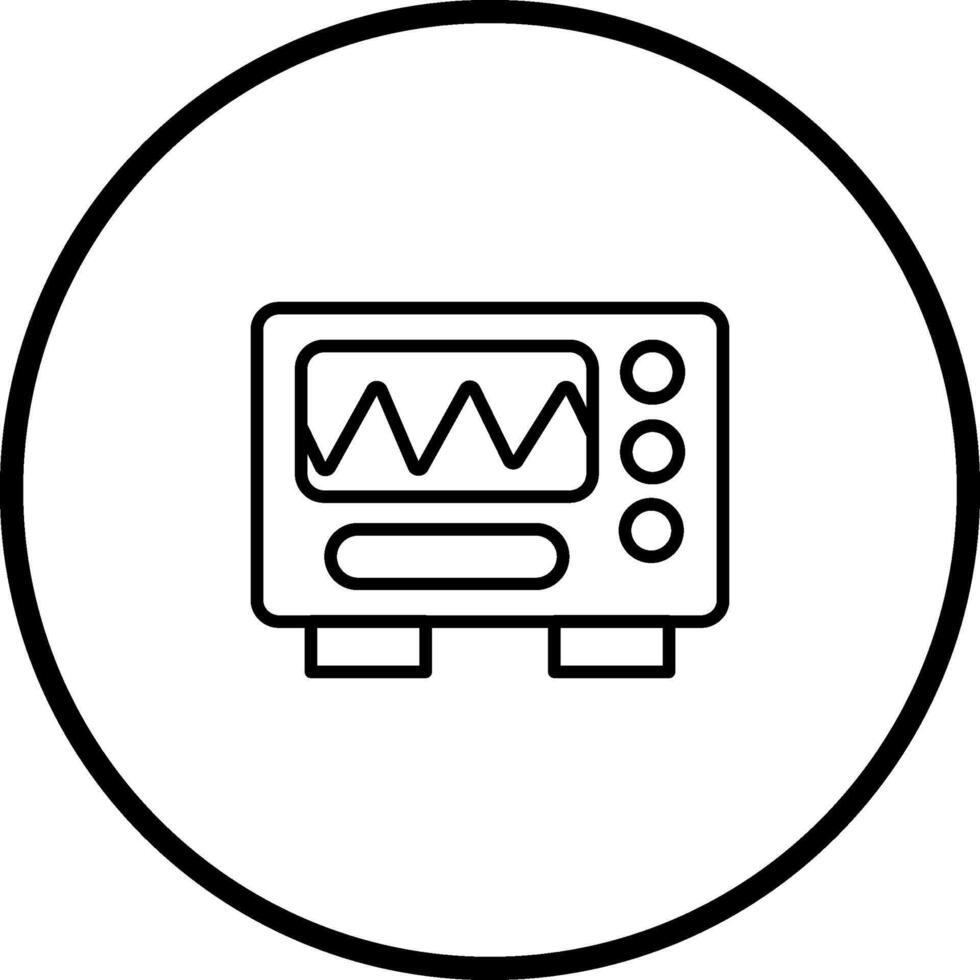 Oscilloscope Vector Icon