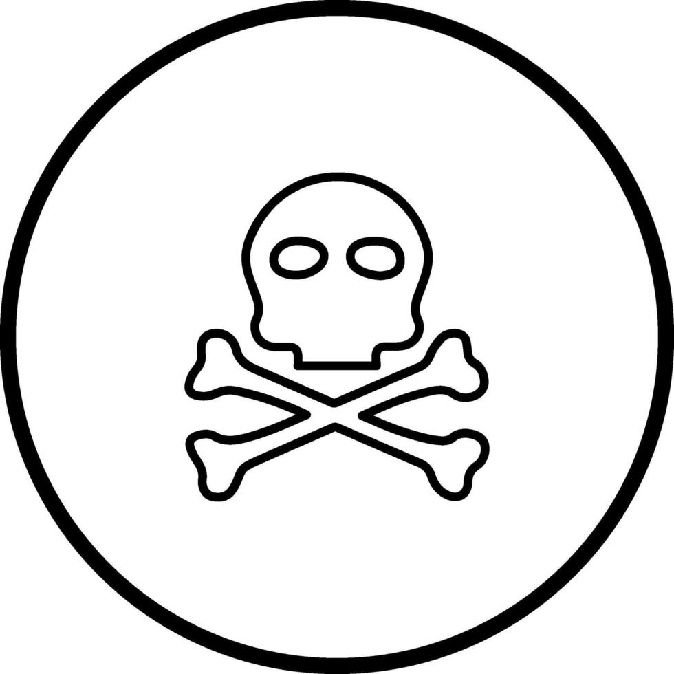 Pirate Skull I Vector Icon