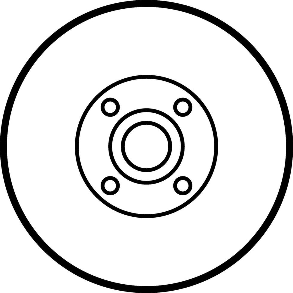Flange Vector Icon