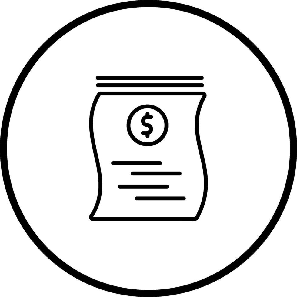 Dollar Bills Vector Icon