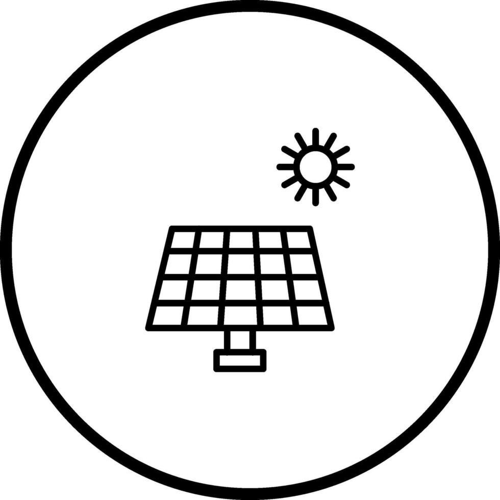 Solar Panel Vector Icon