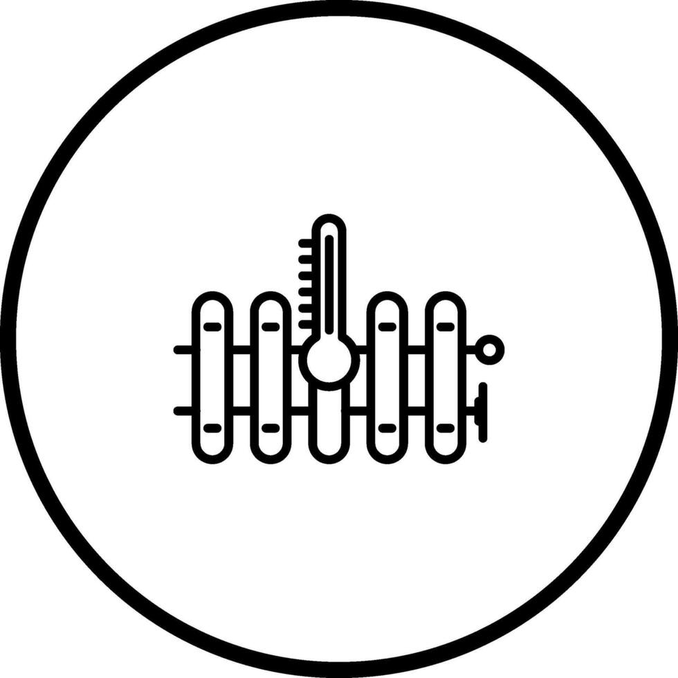 Radiator Vector Icon