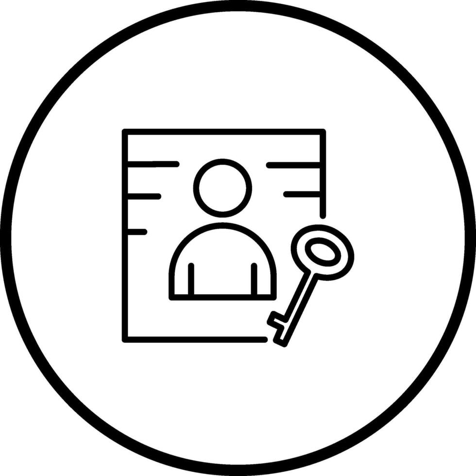 Business Key Vector Icon