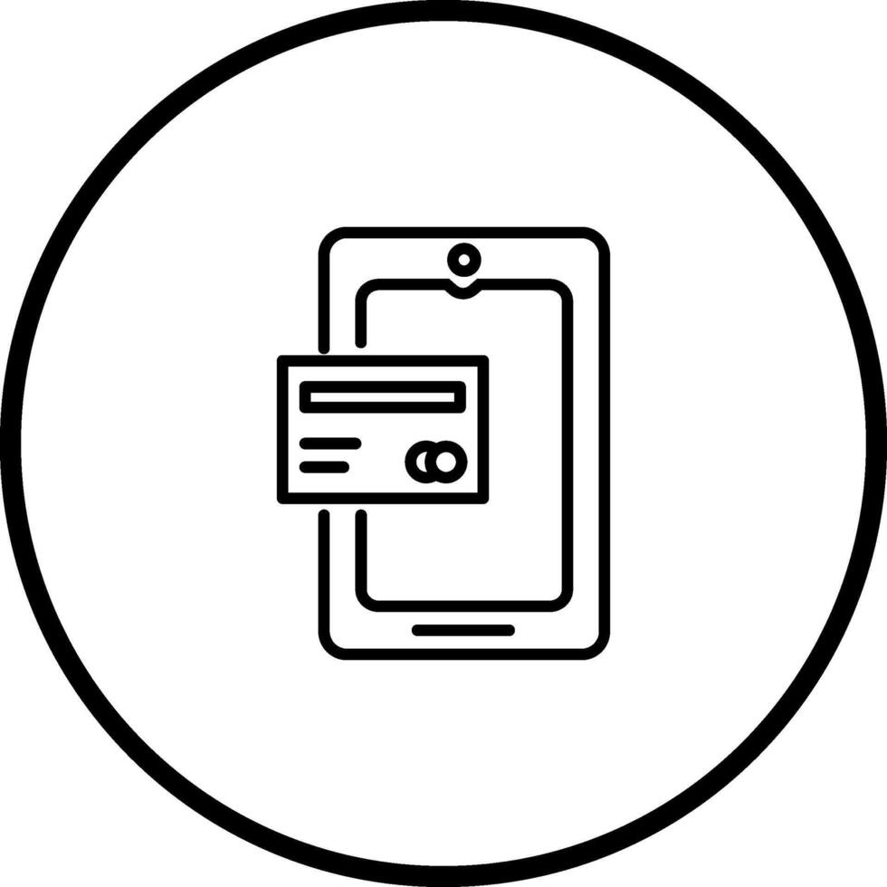 Mobile Banking Vector Icon