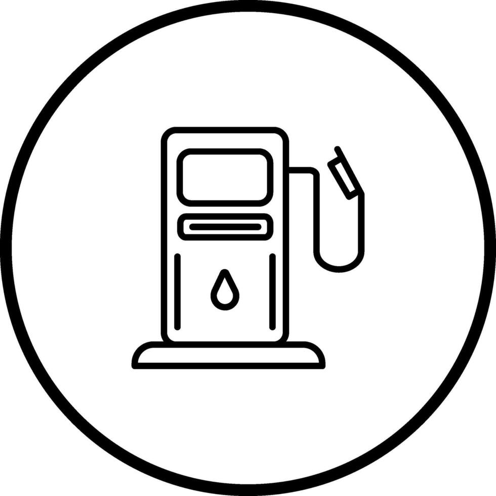 icono de vector de bomba de gasolina