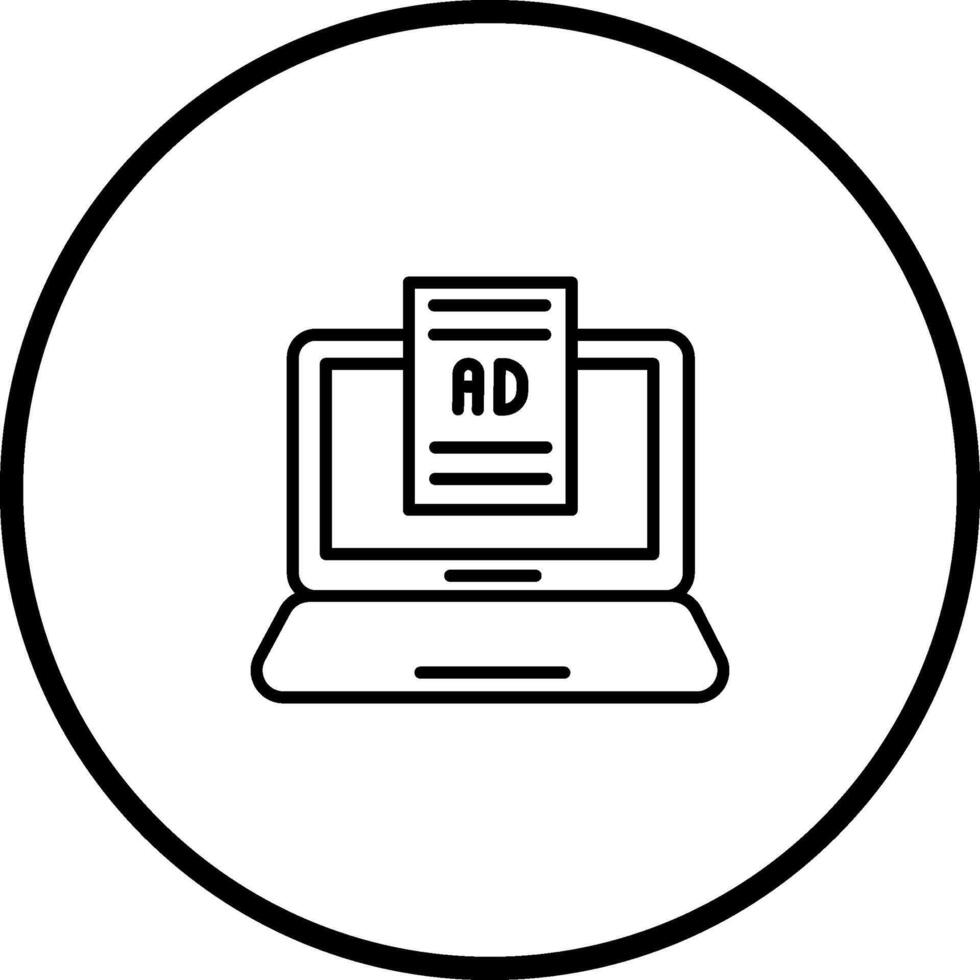 Internet Ads Vector Icon