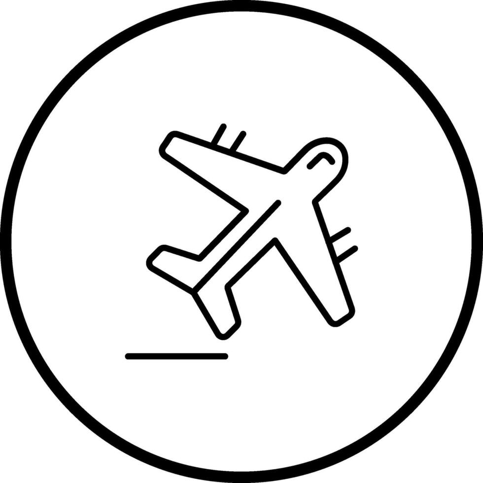 icono de vector de avion