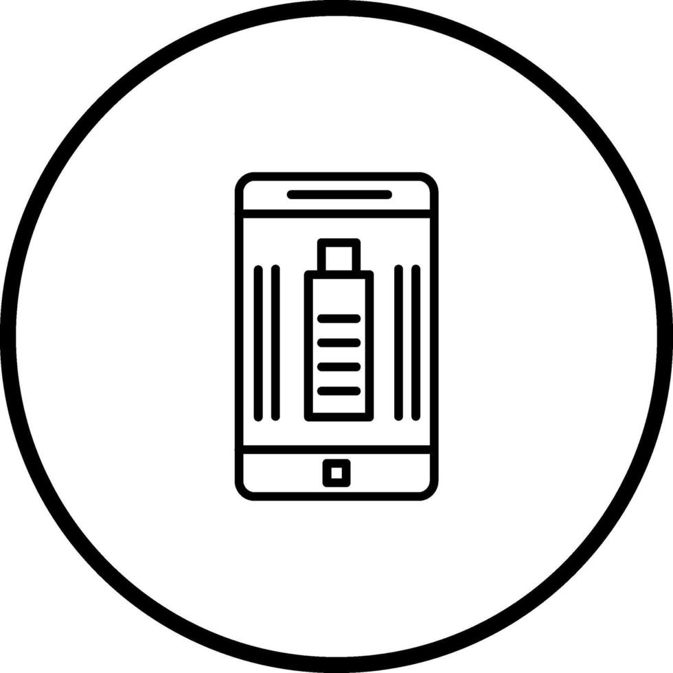 Mobile Battery Vector Icon