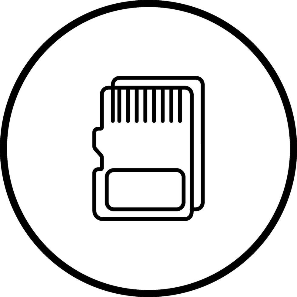 SD Card Vector Icon