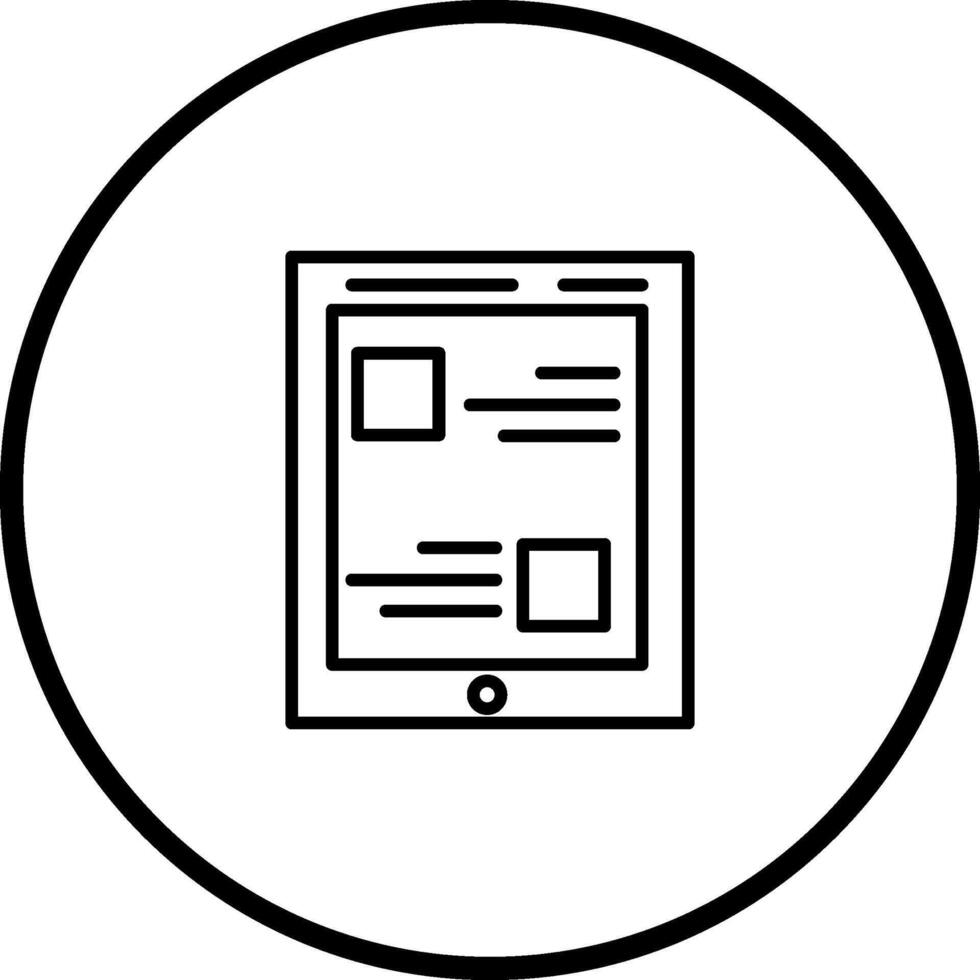 Tablet Vector Icon