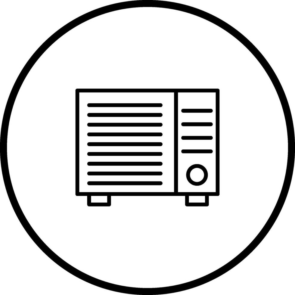 AC Window Unit Vector Icon