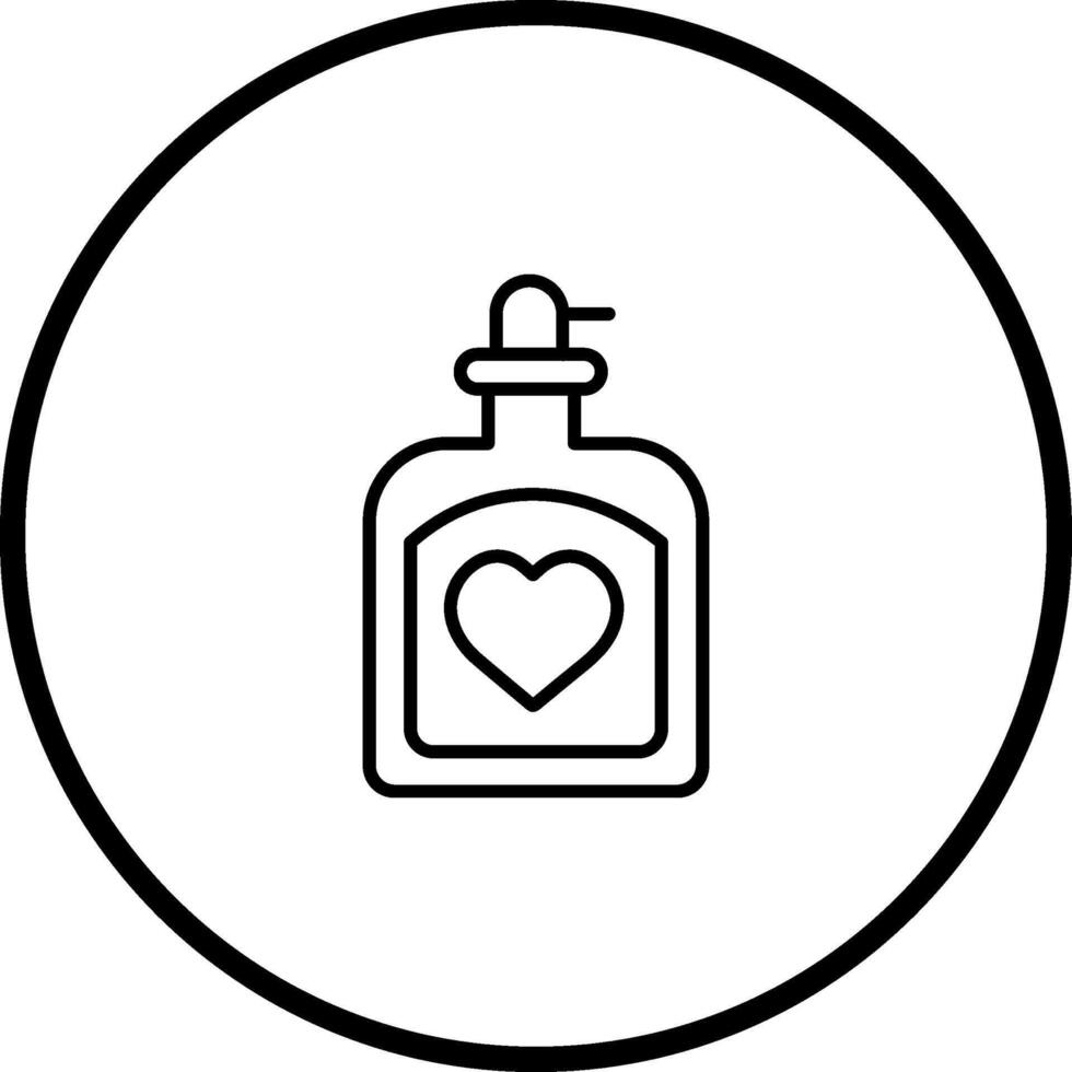 icono de vector de botella de perfume